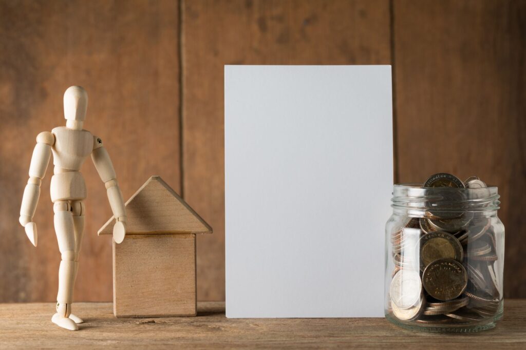A savings jar set aside as an emergency fund