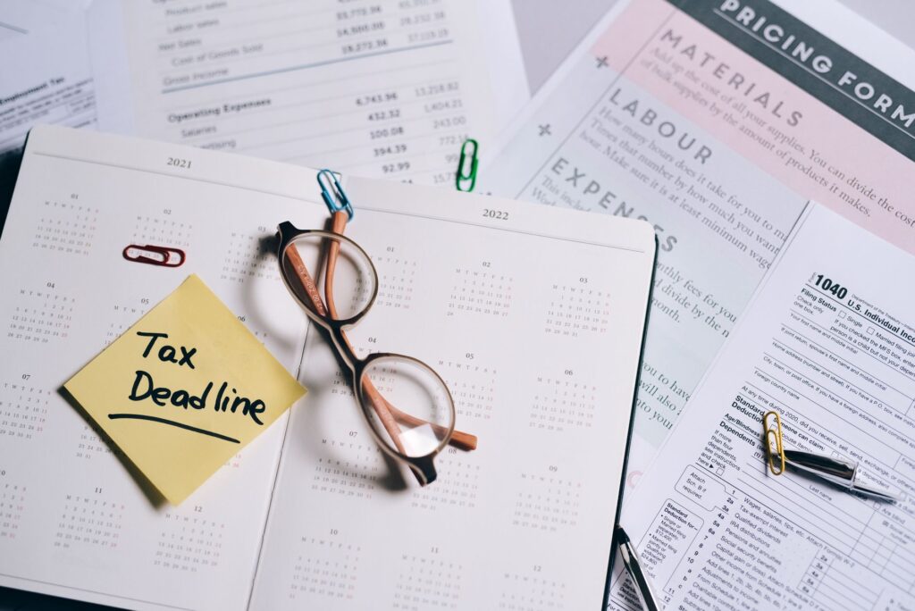 A calendar marked up for a no-spend challenge