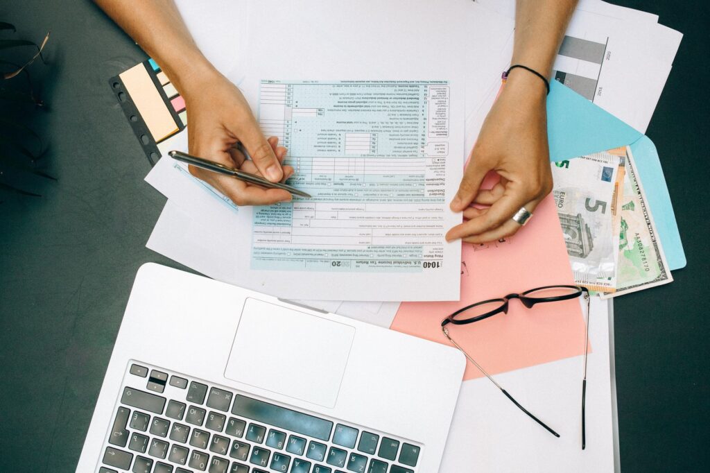 A monthly money review session