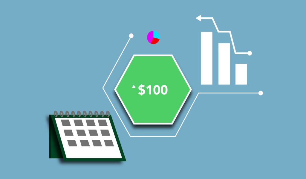 Investment growth chart representing long-term retirement savings