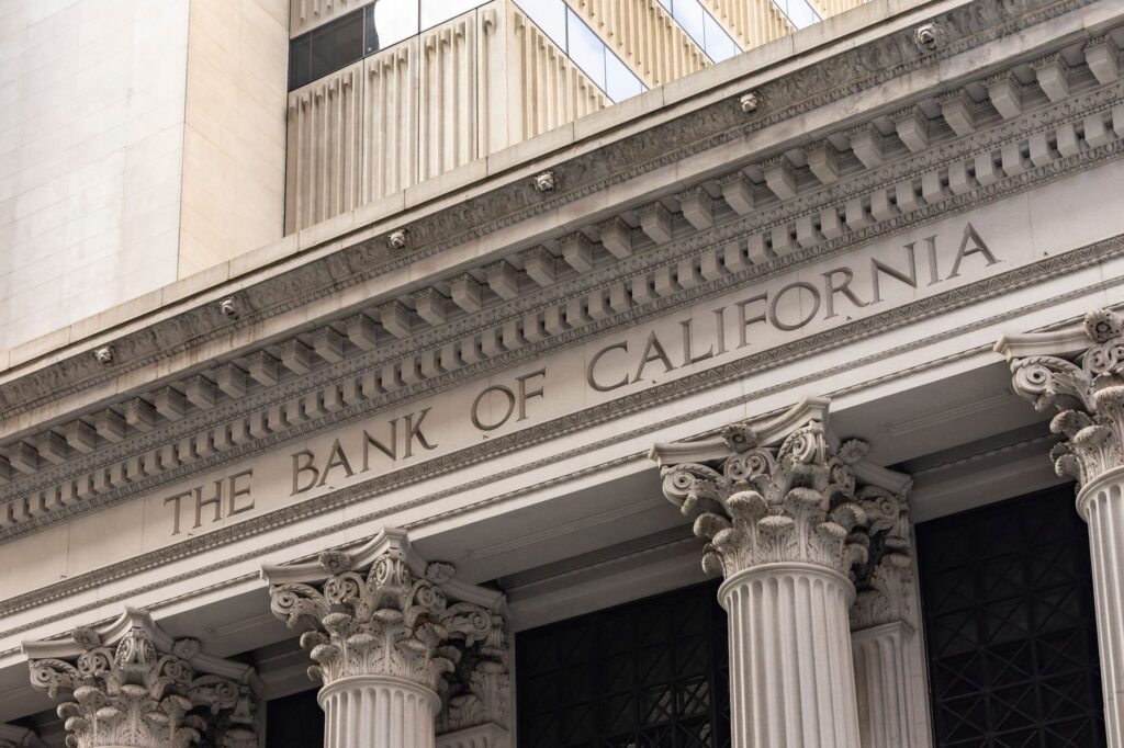 Exterior of a credit union branch building